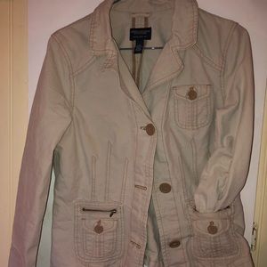 American Eagle tan spring jacket, cropped